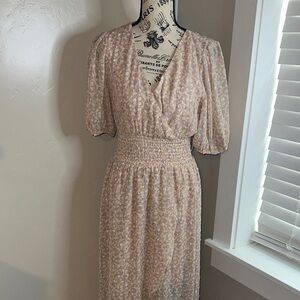 SO Floral Smocked Dress